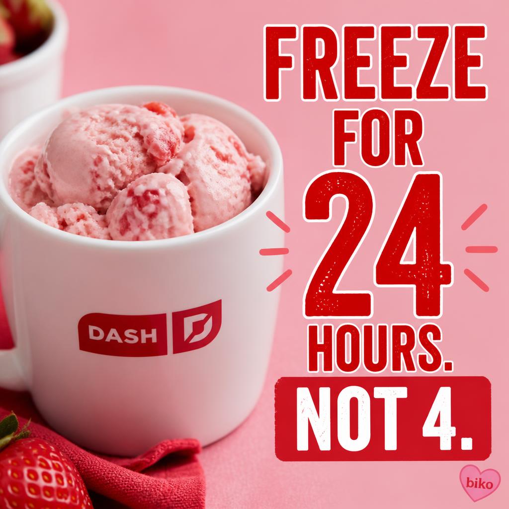 Dash My Mug Strawberry Ice Cream Recipe