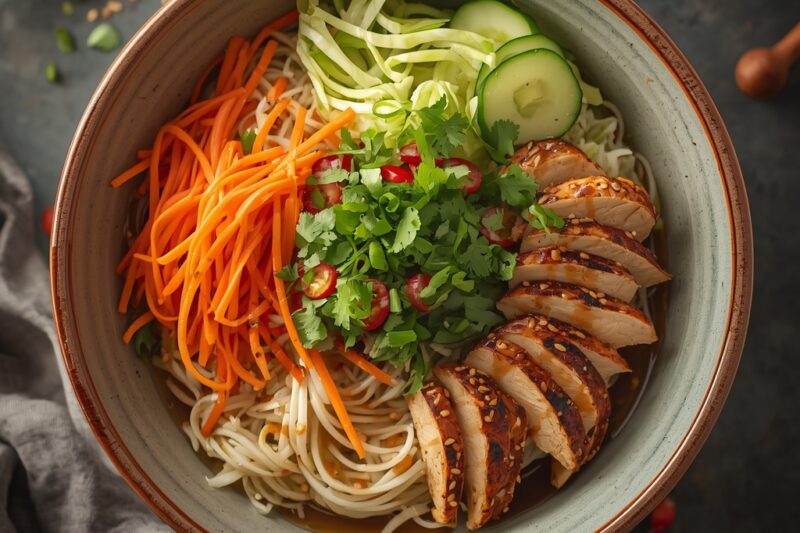REFRESHING COLD NOODLE SALAD RECIPE PERFECT FOR HOT SUMMER DAY