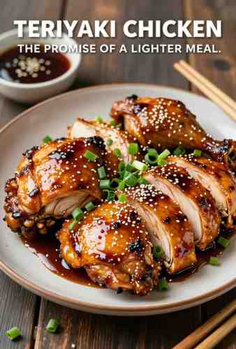 TERIYAKI CHICKEN ENTREE: THE PROMISE OF A LIGHTER MEAL