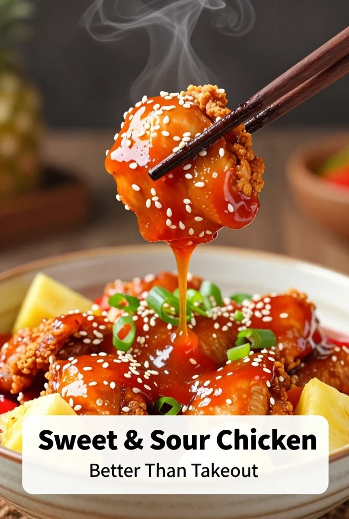 Sweet and Sour Chicken Entree to Enjoy the Nostalgia