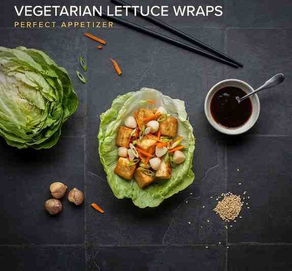 VEGETARIAN LETTUCE WRAPS APPETIZER: PRICE, CALORIES, NUTRITION & ALLERGEN INFO
